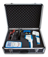 Measuring device set in &quot;Service&quot; carrying case